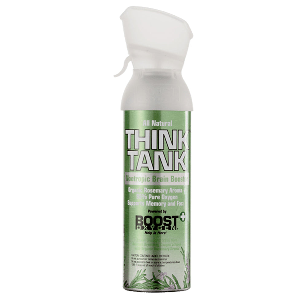 Boost Oxygen Think Tank All Natural Rosemary Aroma Inhalable Nootropic (6 Pack)