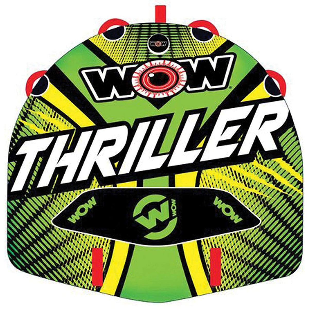 WOW Watersports Thriller Inflatable 1-Person Water Boating Deck Tube (Open Box)