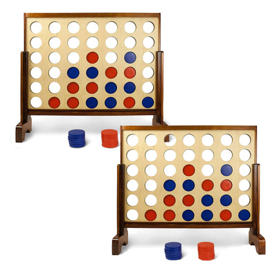 YardGames 3 x 2' Giant 4 in a Row Backyard Multi Player Outdoor Game (2 Pack) - VMInnovations