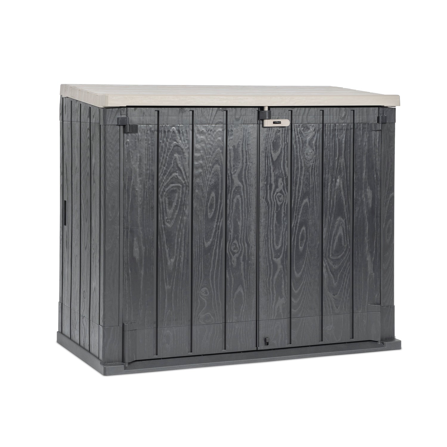 Toomax Storer Plus XL 44 Cu Ft Weather Resistant Storage Shed Cabinet (Open Box) - VMInnovations