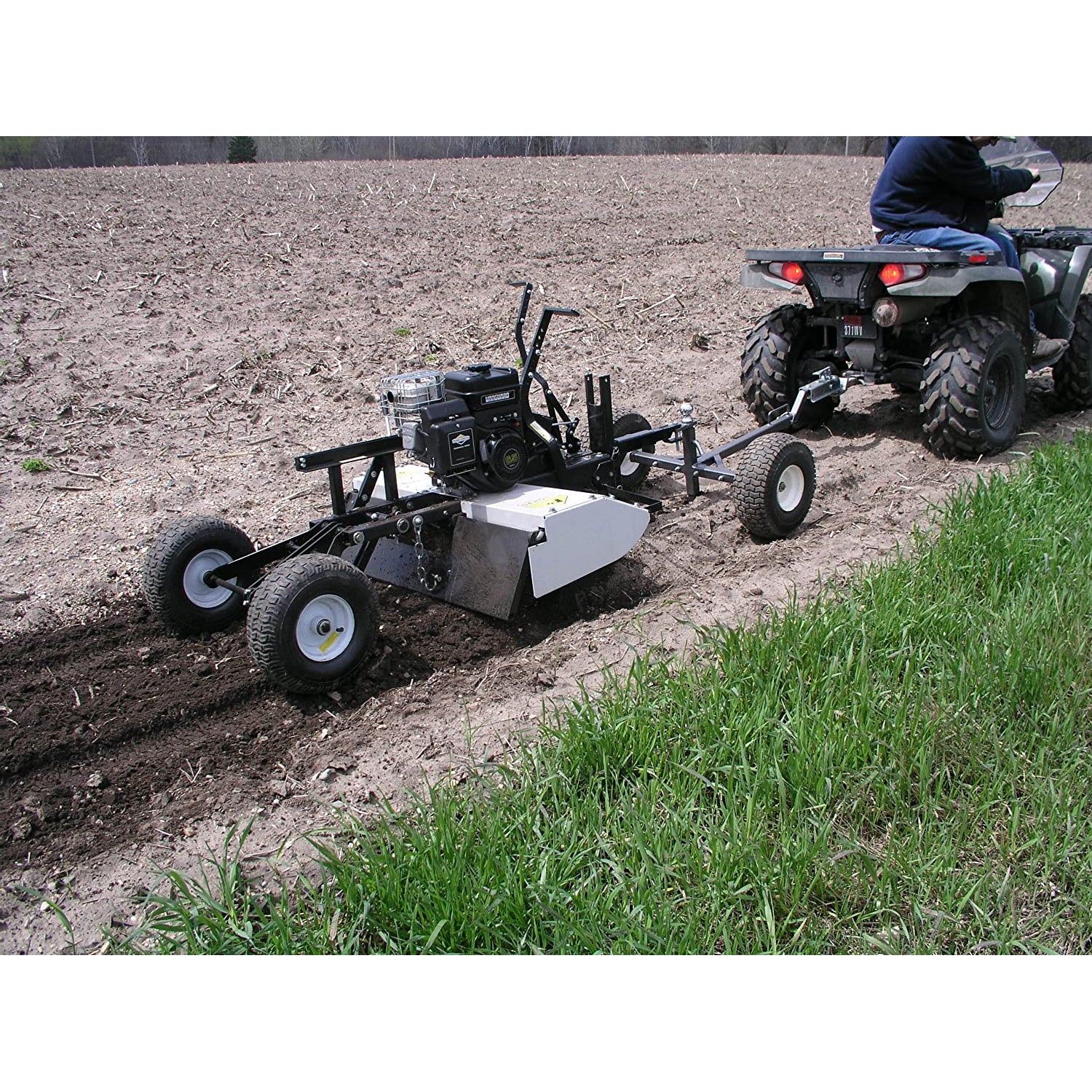 Tow Tuff TMD-800ATV Adjustable Solid Steel 800 Pound Capacity Trailer Dolly (Refurbished)