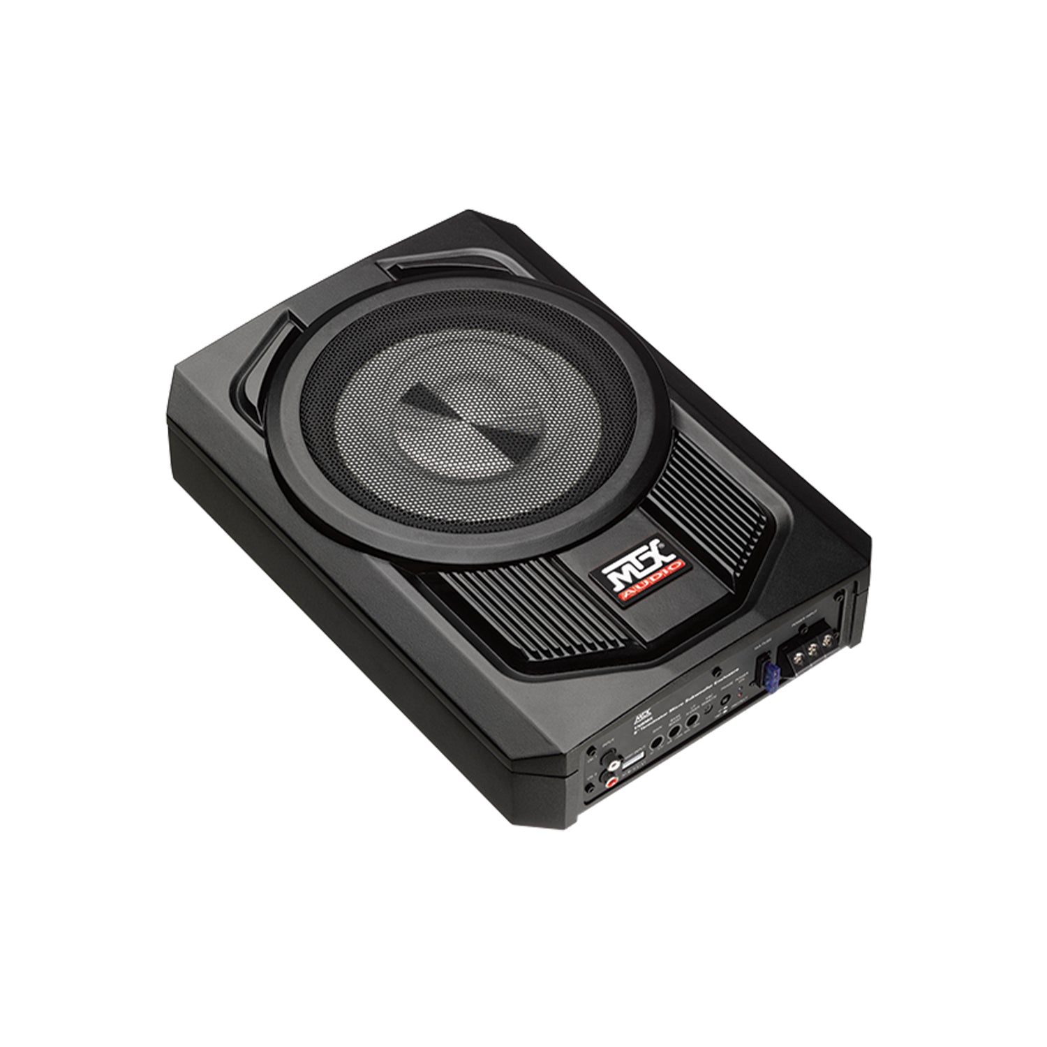 MTX Terminator 8" Subwoofer Enclosure & Soundstorm 8 Gauge Complete Wiring Kit - VMInnovations
