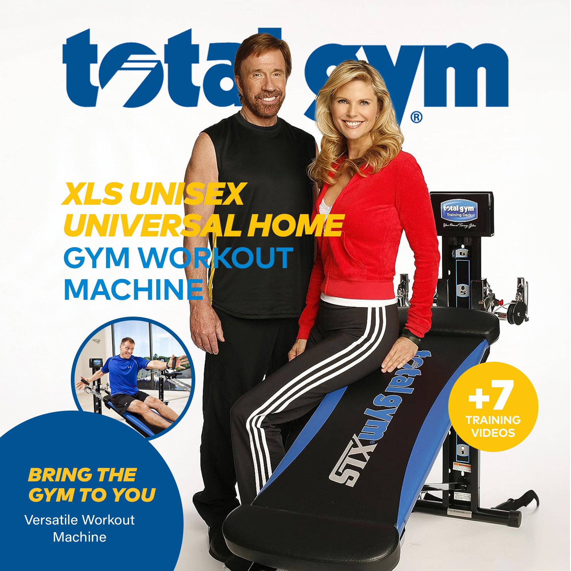 Total Gym XLS Unisex Universal Home Gym Workout Equipment - VMInnovations