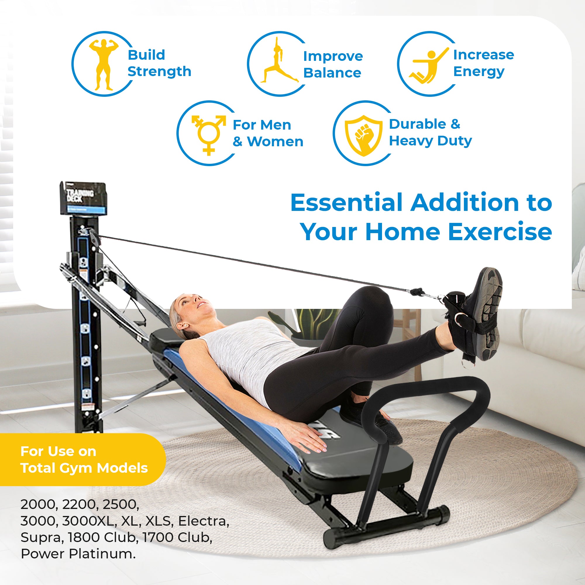 Total Gym Men/Women Total Body Pilates Workout Kit with DVD Video (Open Box) - VMInnovations
