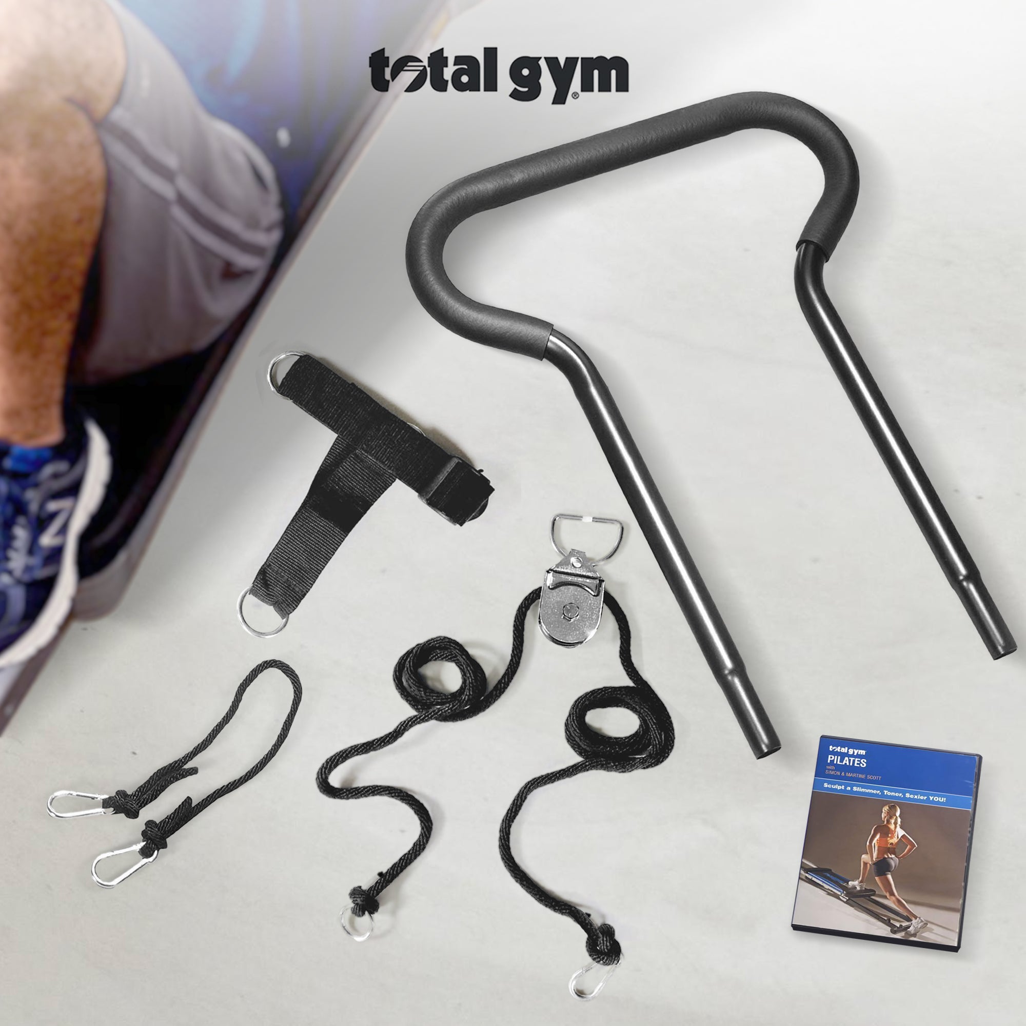 Total Gym Men/Women Total Body Pilates Workout Kit with DVD Video (Open Box) - VMInnovations