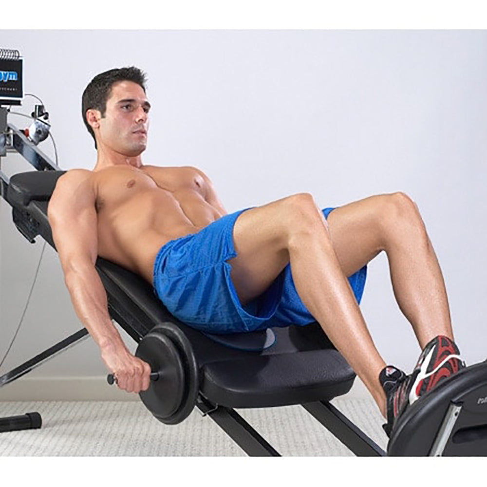 Total Gym Heavy Duty Total Gym Home Unit Weight Bar for Added Strength, Chrome - VMInnovations