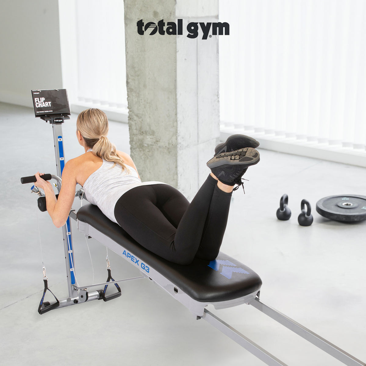 Total Gym APEX G3 Home Fitness Incline Training w/ 8 Resistance Levels(Open Box)