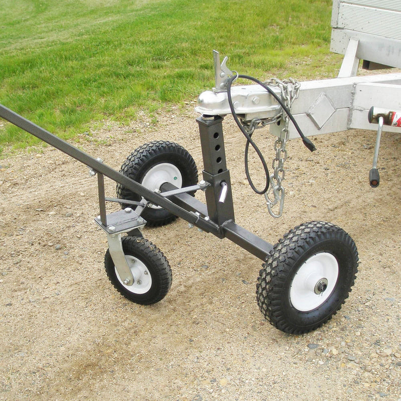 Tow Tuff TMD-800C Adjustable Solid Steel 800lb Capacity Trailer Dolly w/Caster