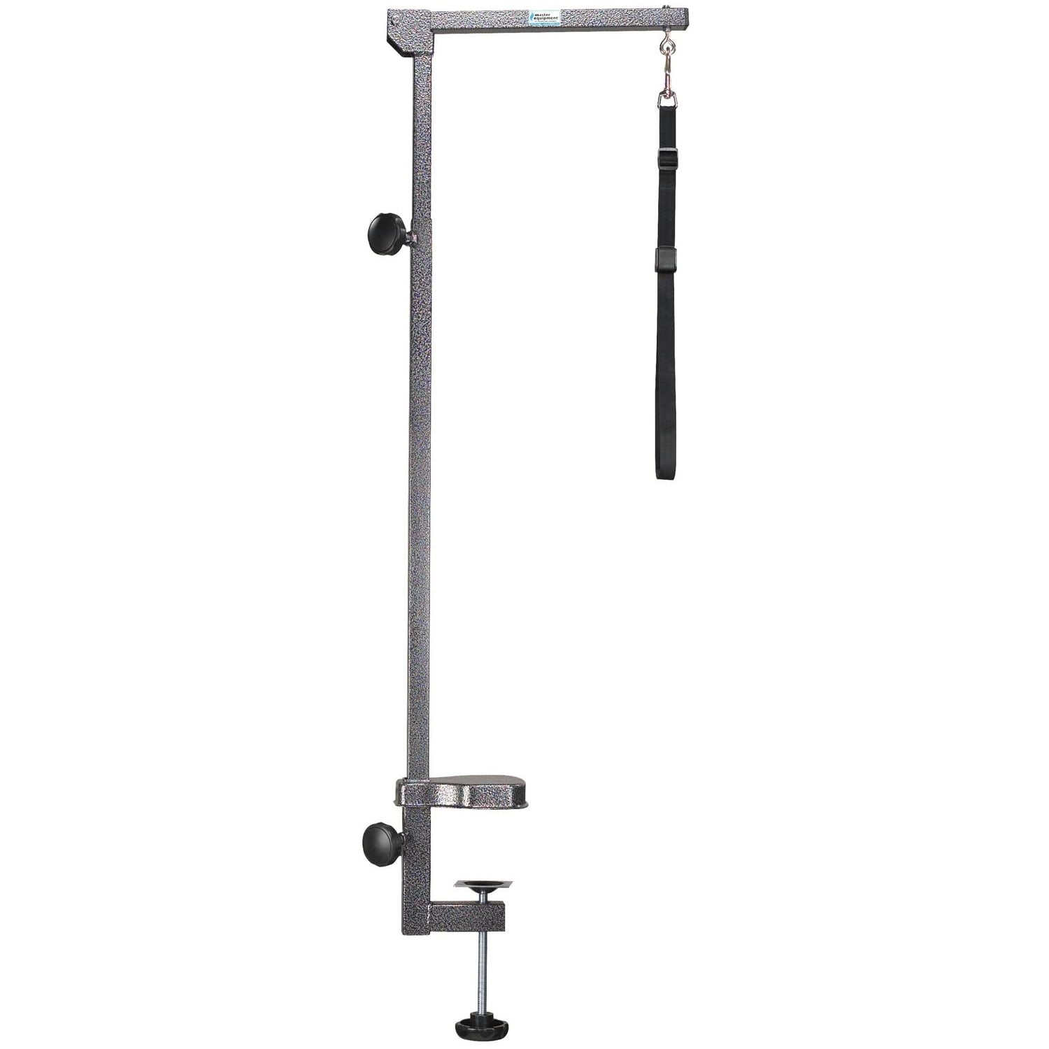 Pet Edge Steel Adjustable Height Pet Grooming Arm with Harness, Black (Open Box)