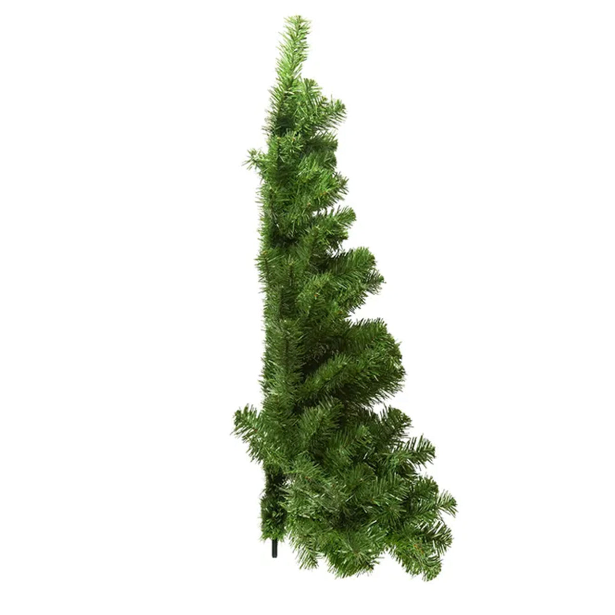 3 Foot Indoor Norway Pine Unlit Artificial Half Christmas Tree, Green (Open Box) - VMInnovations