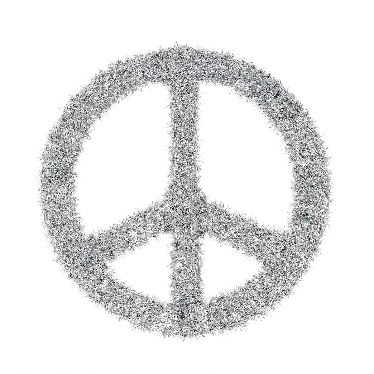 Home Heritage 22 Inch Unlit Artificial Peace Sign Wreath (Open Box)