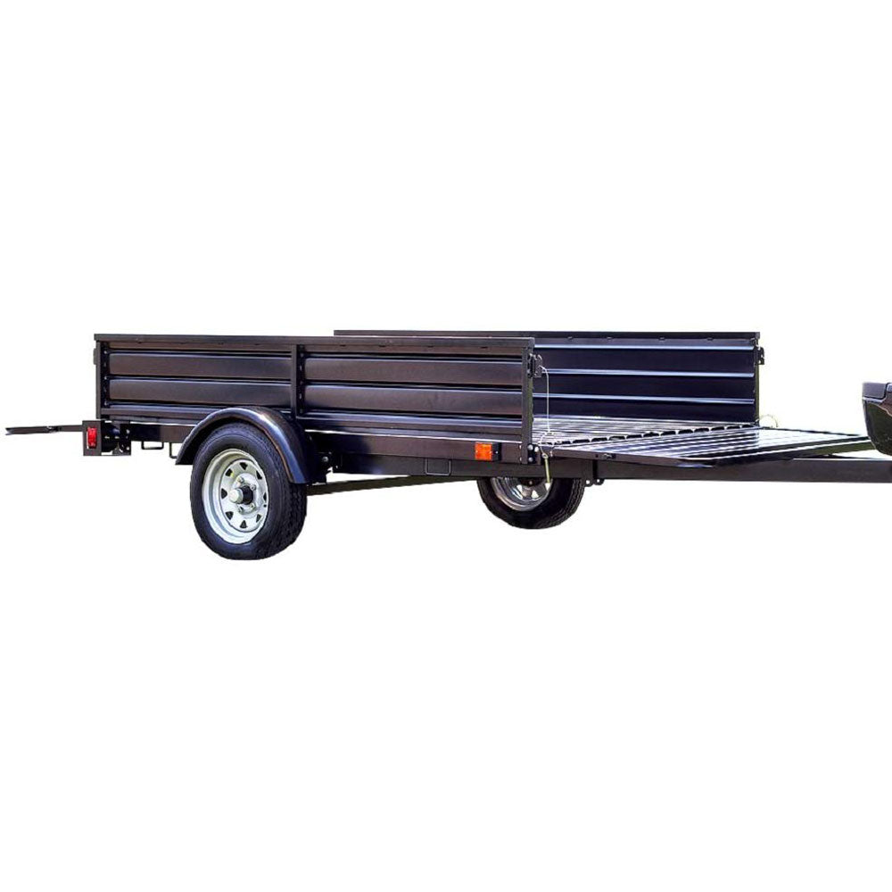 Detail K2 Single Axle Mighty Corrugated Solid Steel Floor Trailer (For Parts)