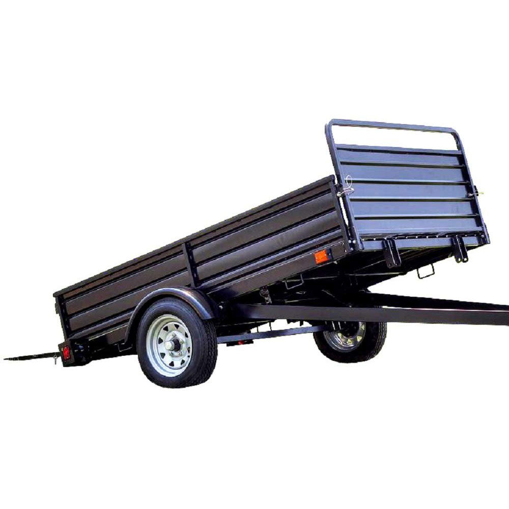 Detail K2 Single Axle Mighty Corrugated Solid Steel Floor Trailer (For Parts)