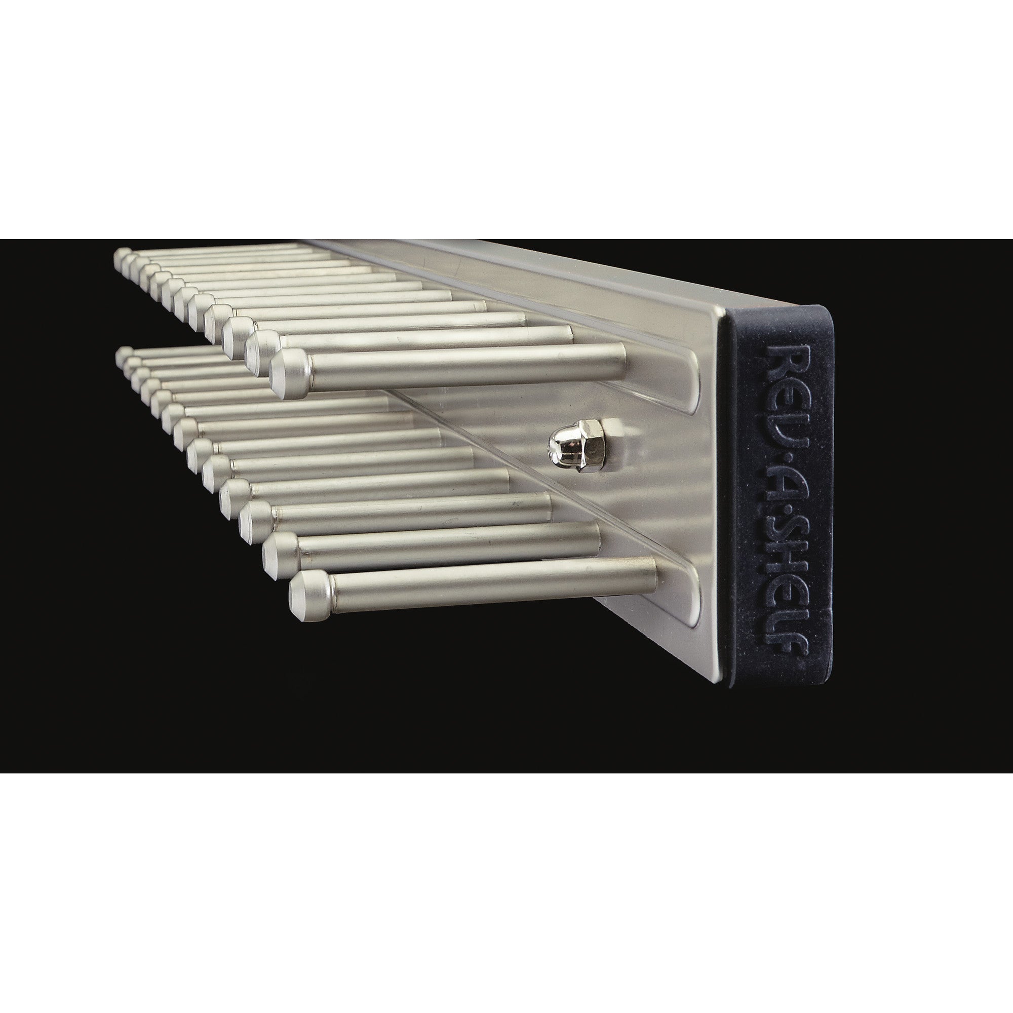 Rev-A-Shelf 12" Side Mount Extending Tie Organization Rack, Satin Nickel (Used)