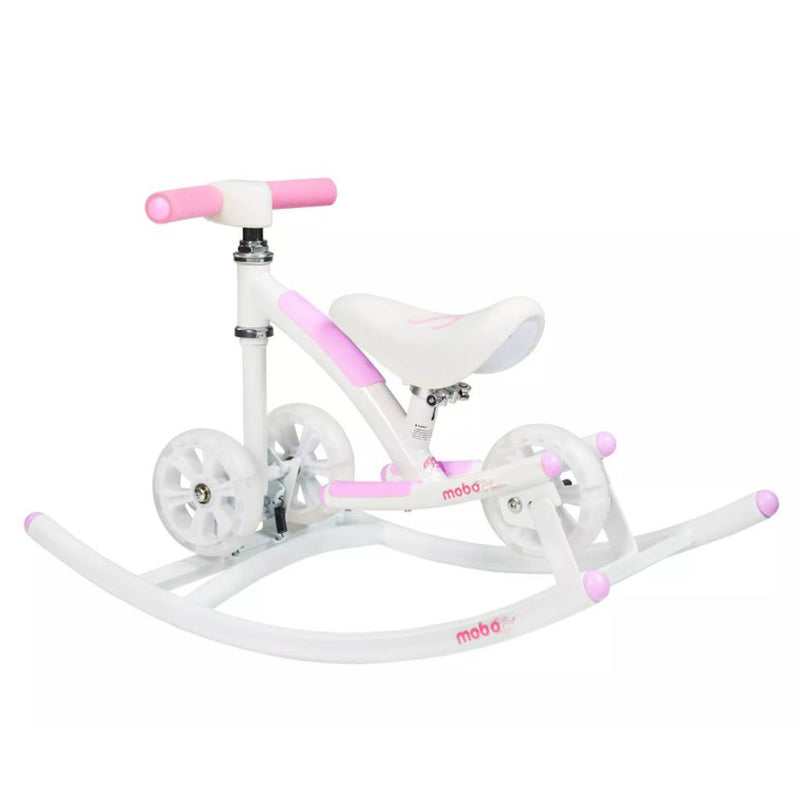 Mobo Cruiser Wobo 2 in 1 Rocking Baby Balance Bike Learning Riding Toy, Pink