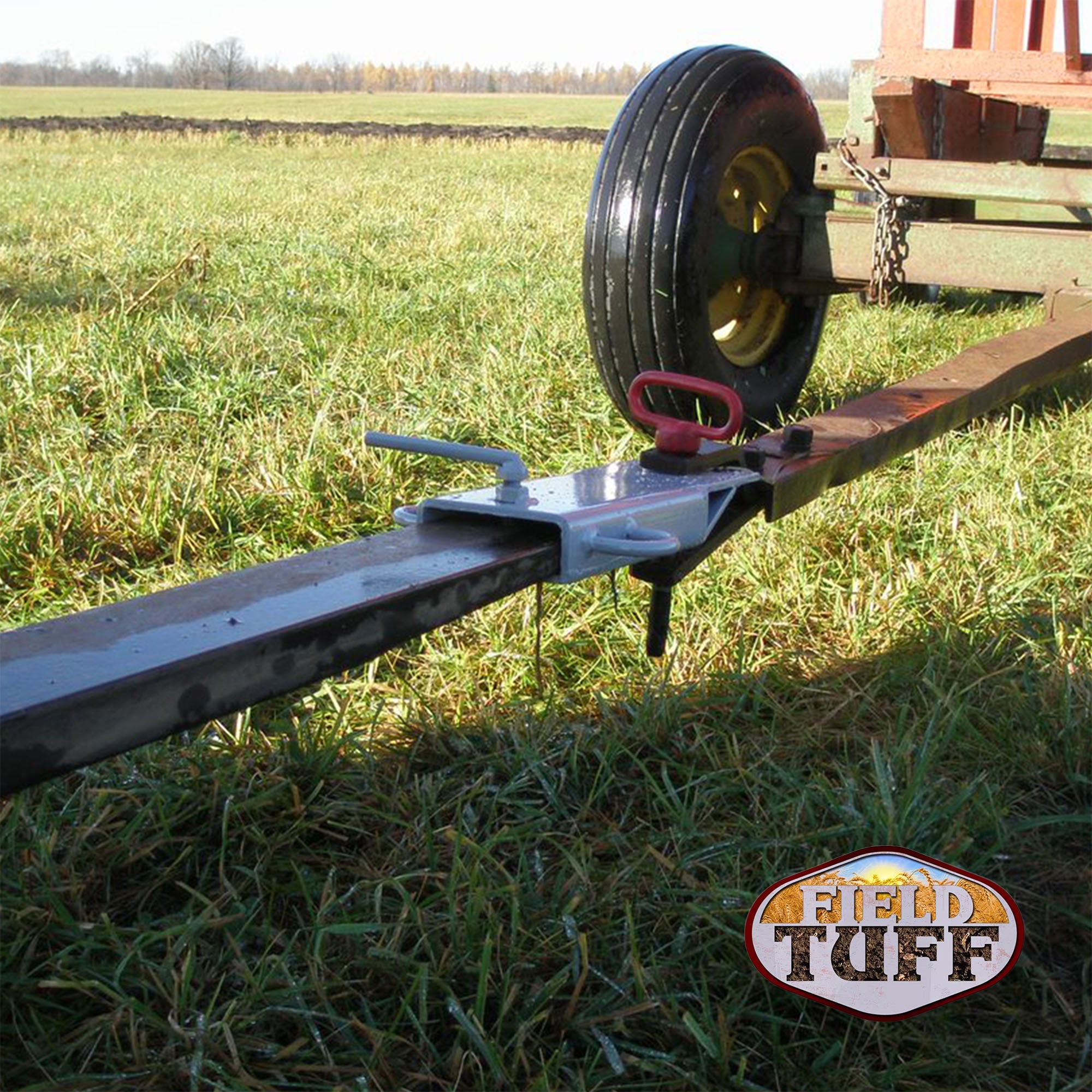 Field Tuff FTF-01FBMA 4in Ball Mount Hitch Adapter Fork Attachment (2 Pack)