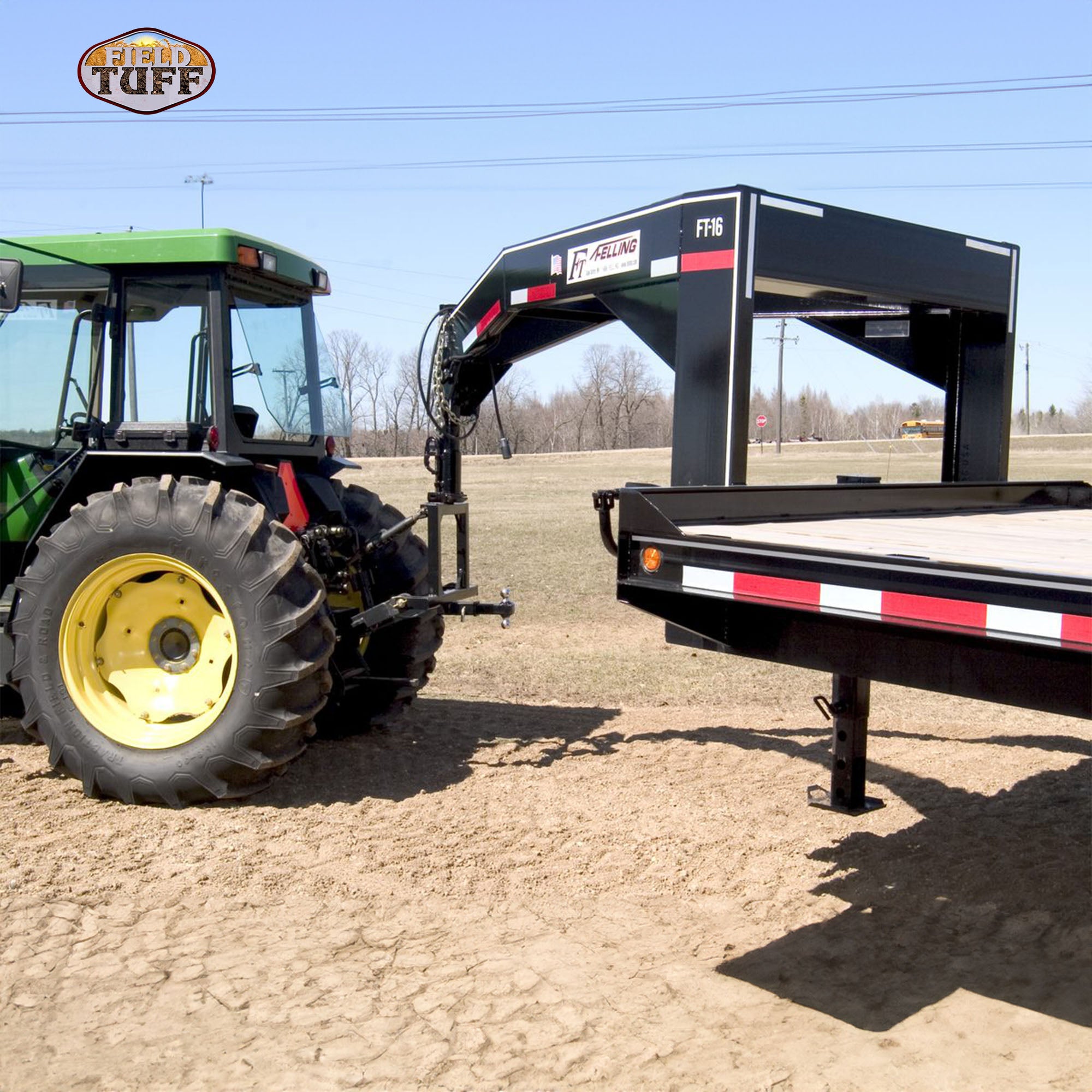 Field Tuff FTF-02TQH Rugged Framed 3 Point 2 In Category 1 Tractor Hitch (Used) - VMInnovations