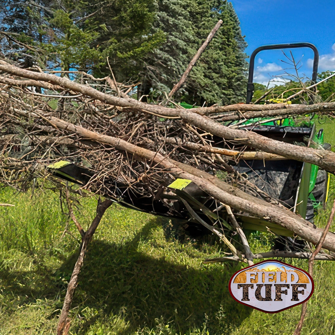 Field Tuff Heavy Duty Steel Tractor Bucket Forks, 2,600 Pound Capacity, 2 Pack - VMInnovations