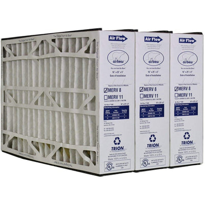 Trion Air Bear 16 x 25 x 5 Inch MERV 8 Air Purifier Filter (3 Pack) (Used)