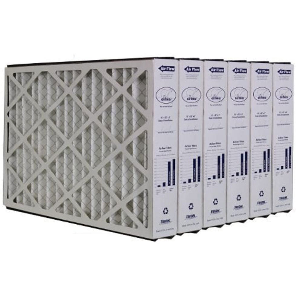 Trion 259112-101 Air Bear 16 x 25 x 3 Inch MERV 11 Air Purifier Filter (6 Pack) - VMInnovations