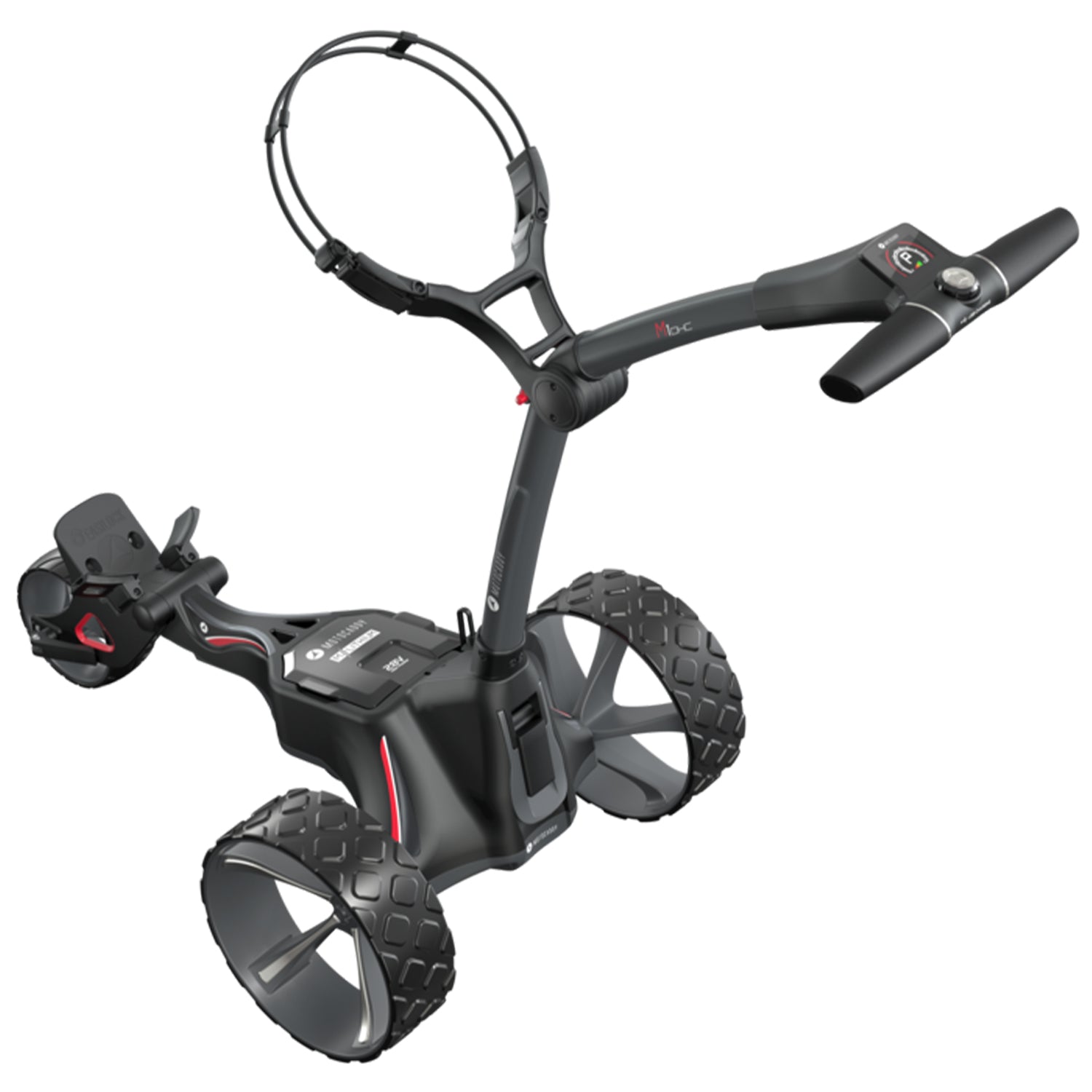 Motocaddy M1 DHC 3 Wheel Golf Electric Caddy with Carry Golf Club Bag, Fuchsia