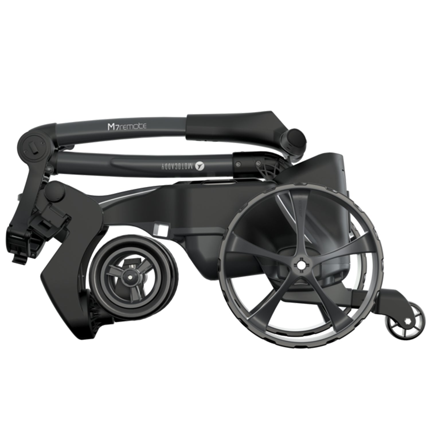 Motocaddy M7 DHC 4 Wheel Golf Caddy Cart w/ Carrying Golf Club Cart Bag, Fuchsia - VMInnovations
