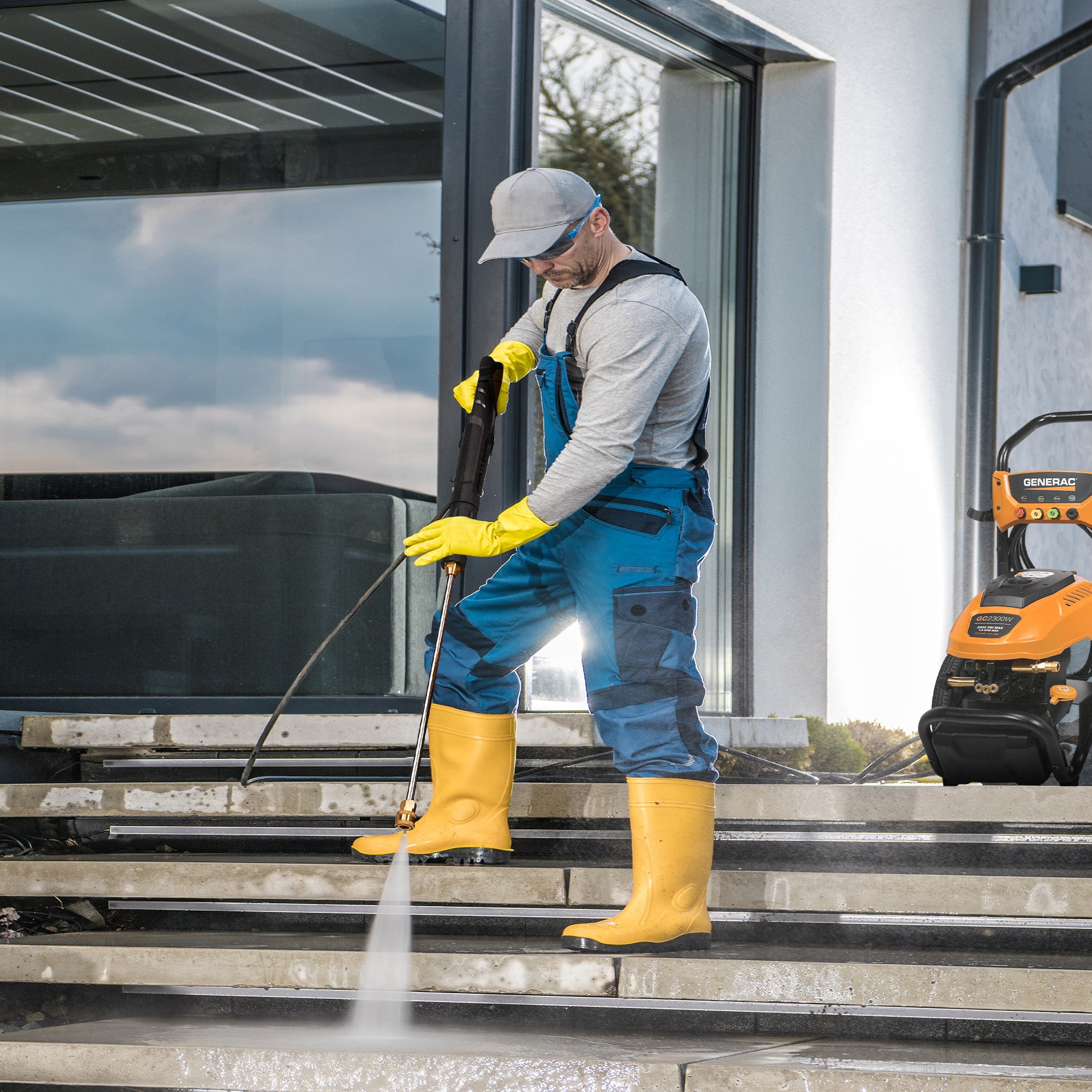 Generac 2300 PSI Electric Pressure Washer w/Auto Stop Switch & Detergent Tank - VMInnovations