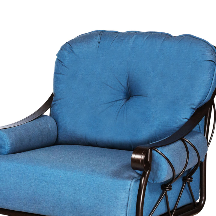 Four Seasons Courtyard Uptown 3 Piece Chat Set w/ 2 Rocker Chairs & 1 Side Table - VMInnovations