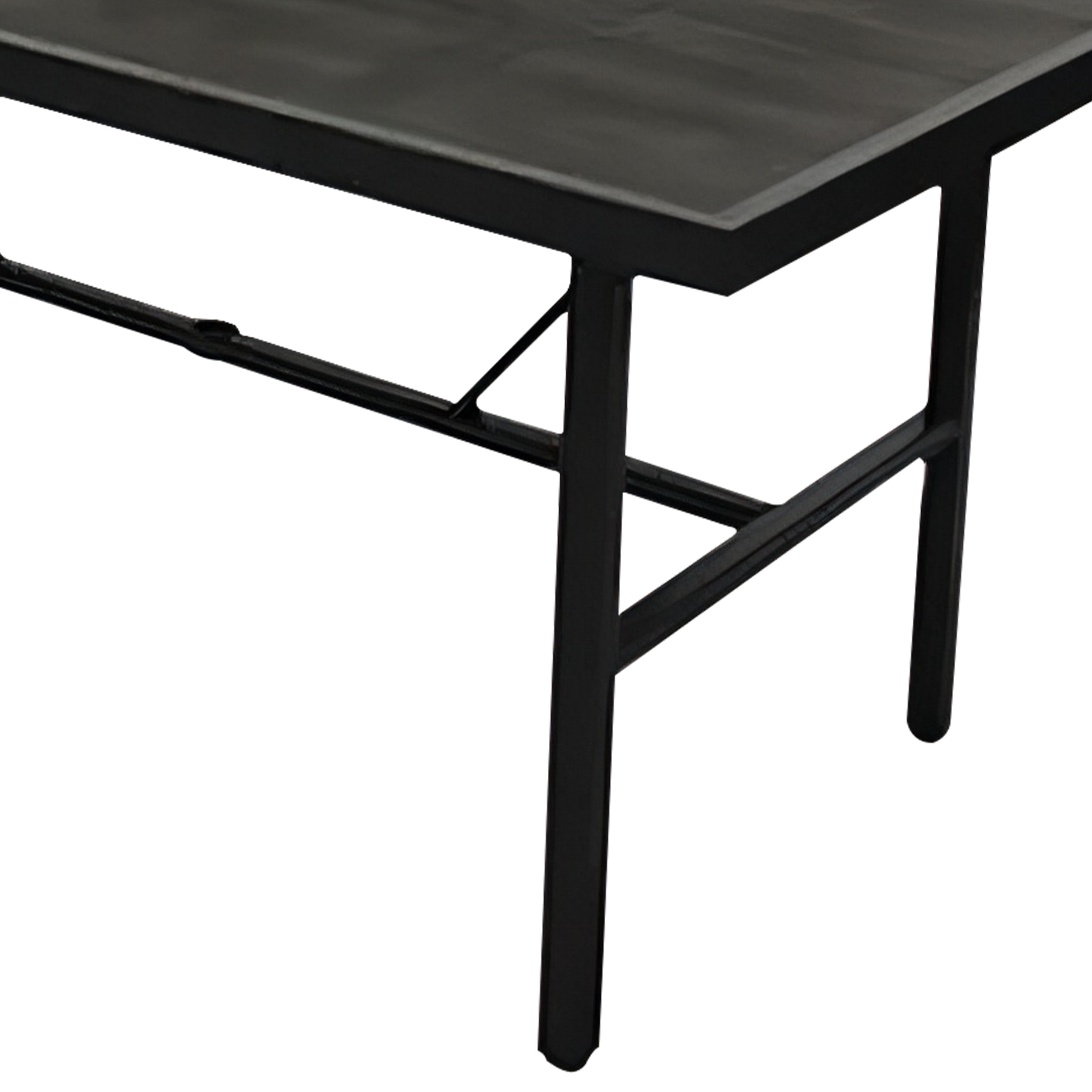 Four Seasons Courtyard Nantucket 40 x 72 Inch All Weather Patio Dining Table - VMInnovations