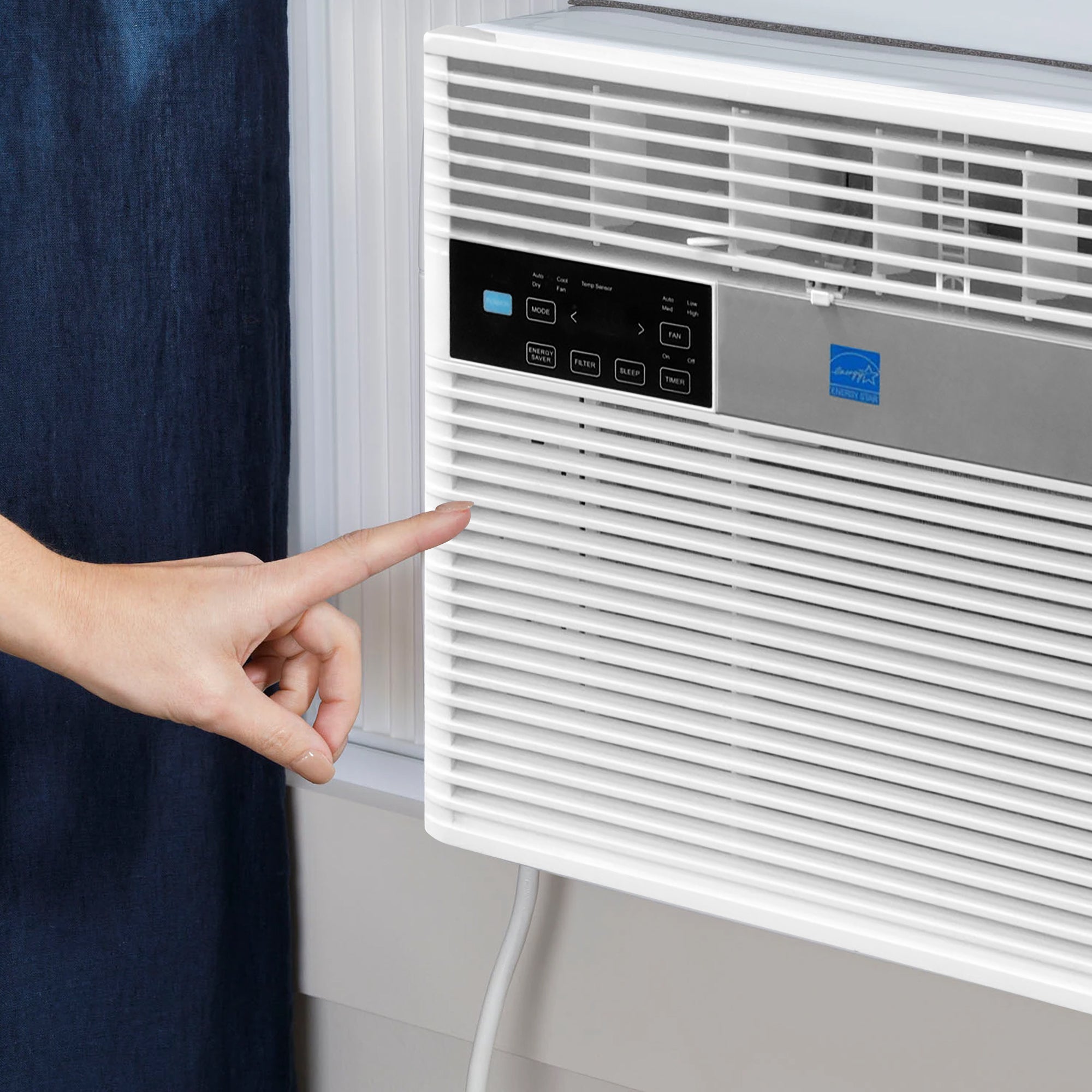 HomePointe 12000 BTU Window Air Conditioner w/Remote Control & LED Digital Panel - VMInnovations