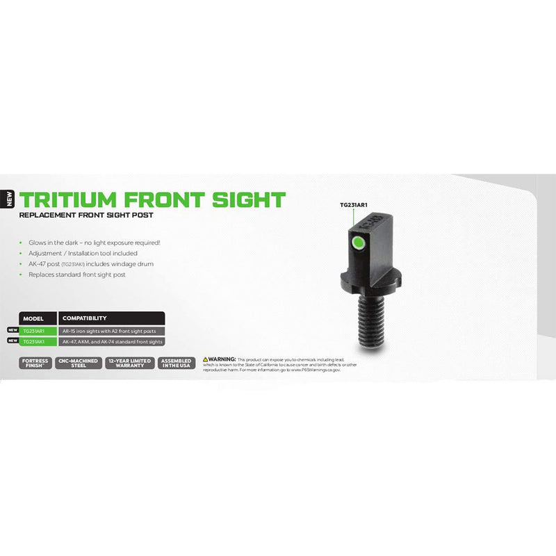 TruGlo Tritium Glow in the Dark Front Sight Post (Used)