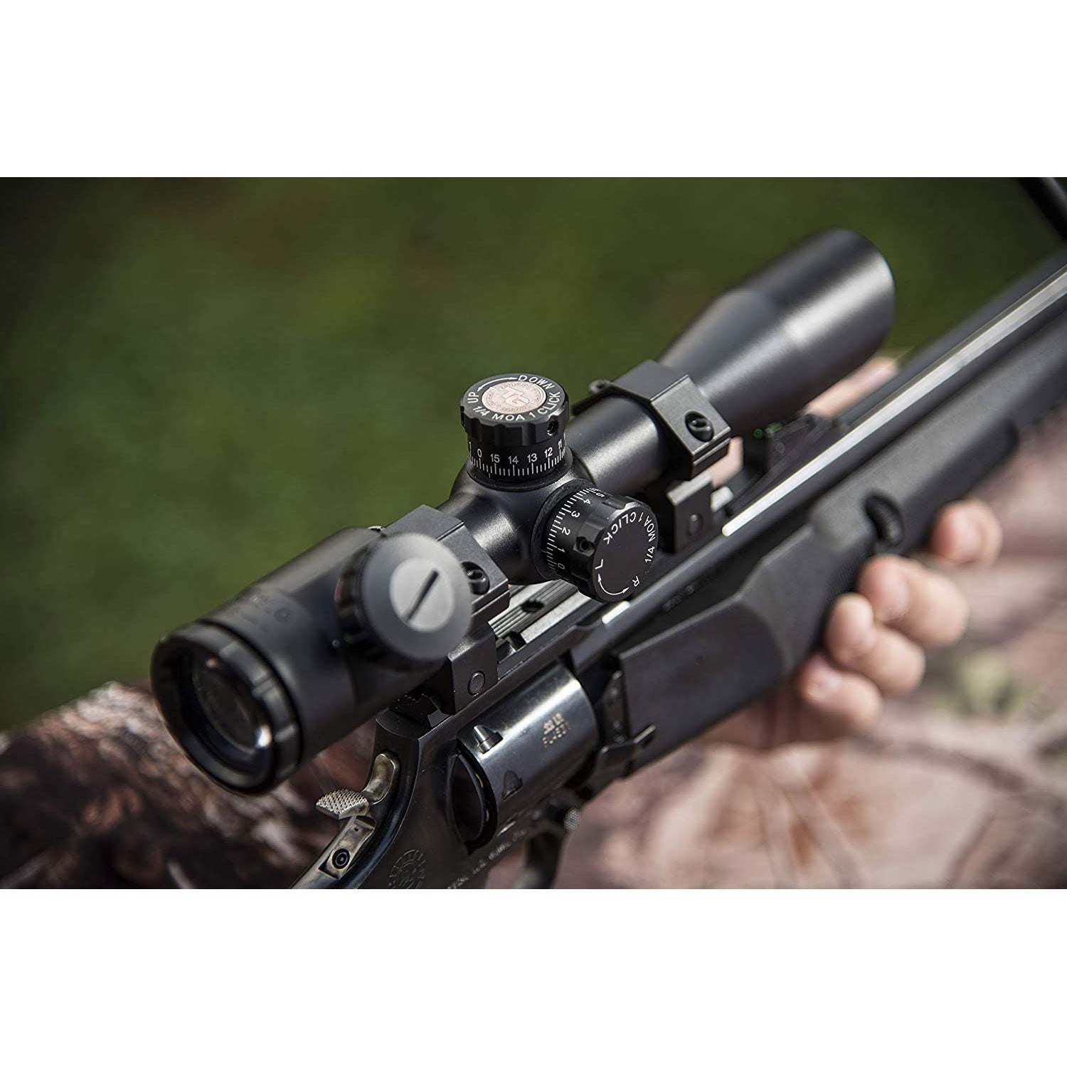 TruGlo Crossbow 4 x 32 Illuminated Aluminum Crossbow Scope with Rings (Open Box)
