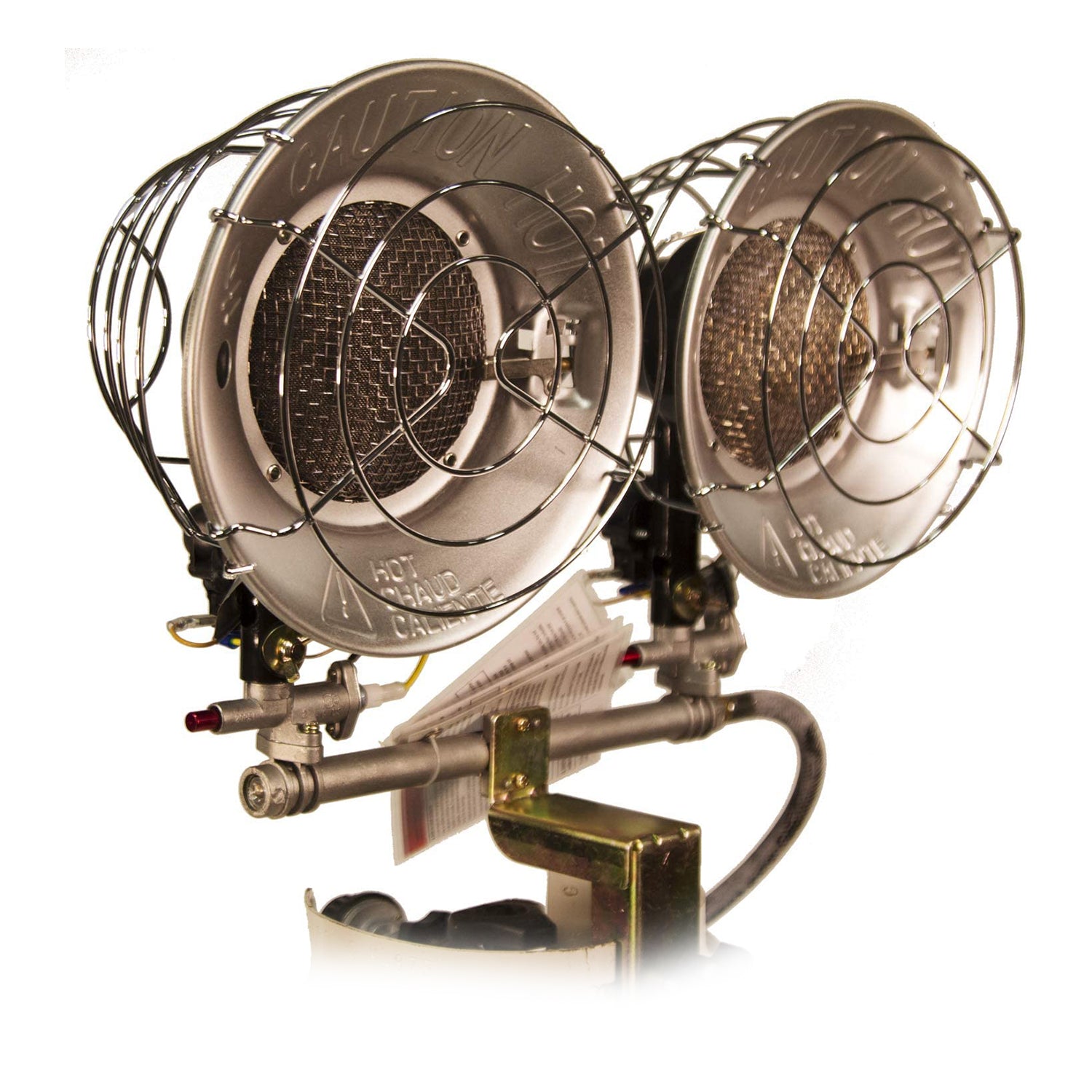 Dura Heat TT-30CSA Double Burner Outdoor Steel Propane Tank Top Radiant Heater