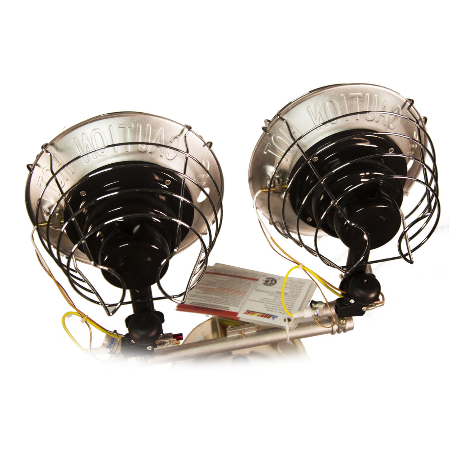 Dura Heat TT-30CSA Double Burner Outdoor Steel Propane Tank Top Radiant Heater