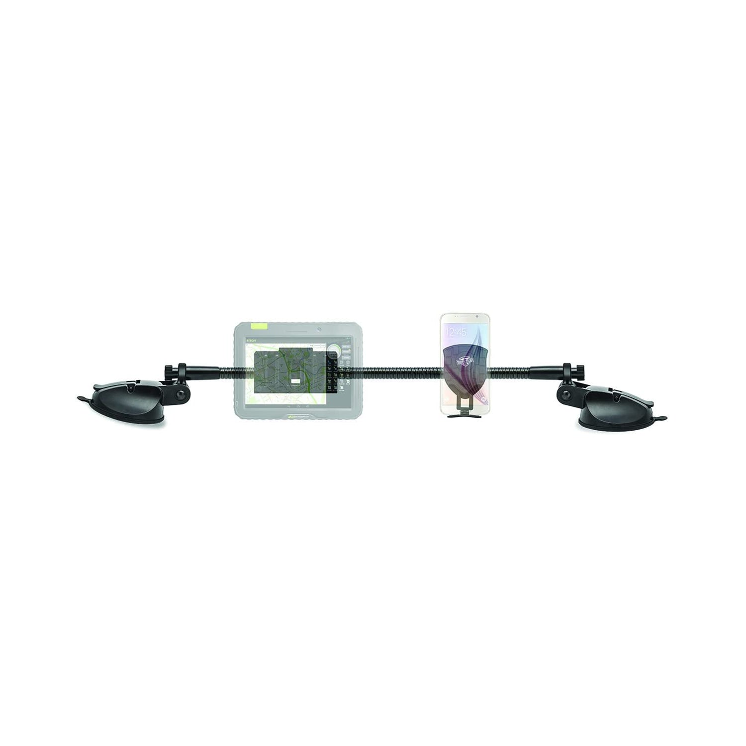 Bracketron Trucker Tough Electronic Magnetic Gear Rack Mount for GPS and Phones