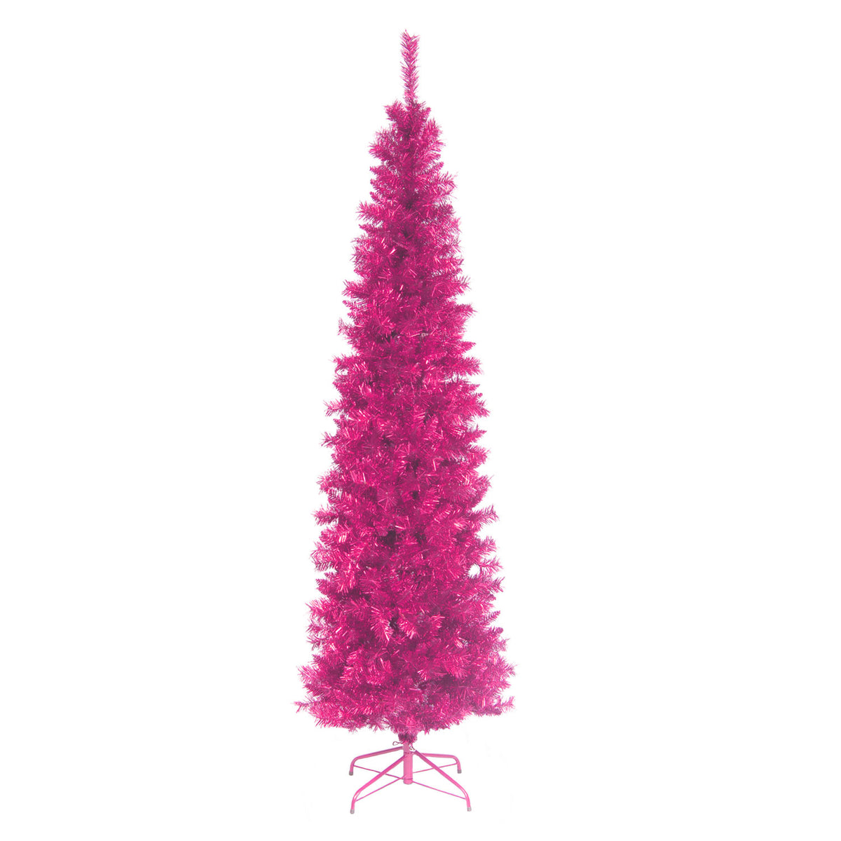 National Tree Company 6 Foot Holiday Tinsel Christmas Tree & Color String Lights