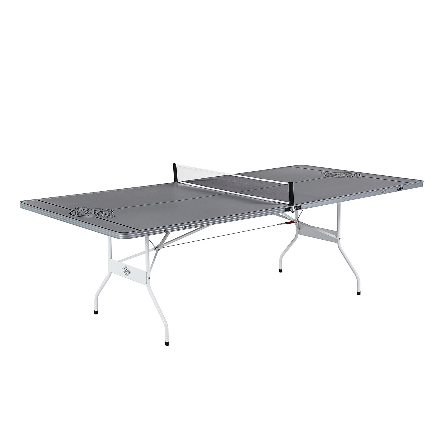 Lancaster Indoor Aluminum Folding Table Tennis Ping Pong Game Table (Damaged)