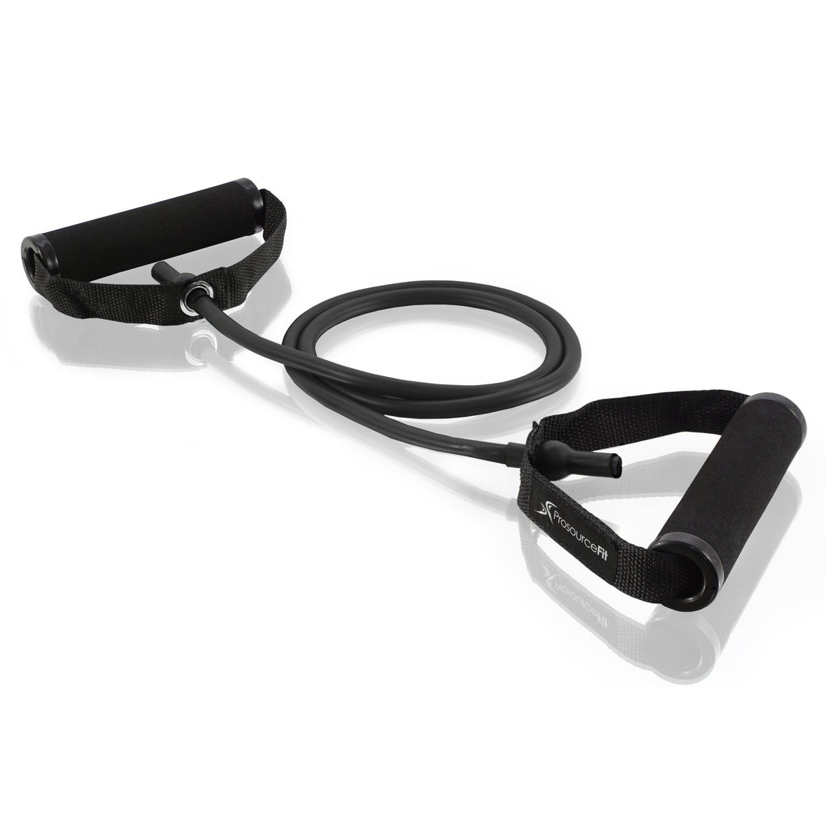 Prosource Fit Tube Handle Resistance Bands with Door Anchor and Carrying Case