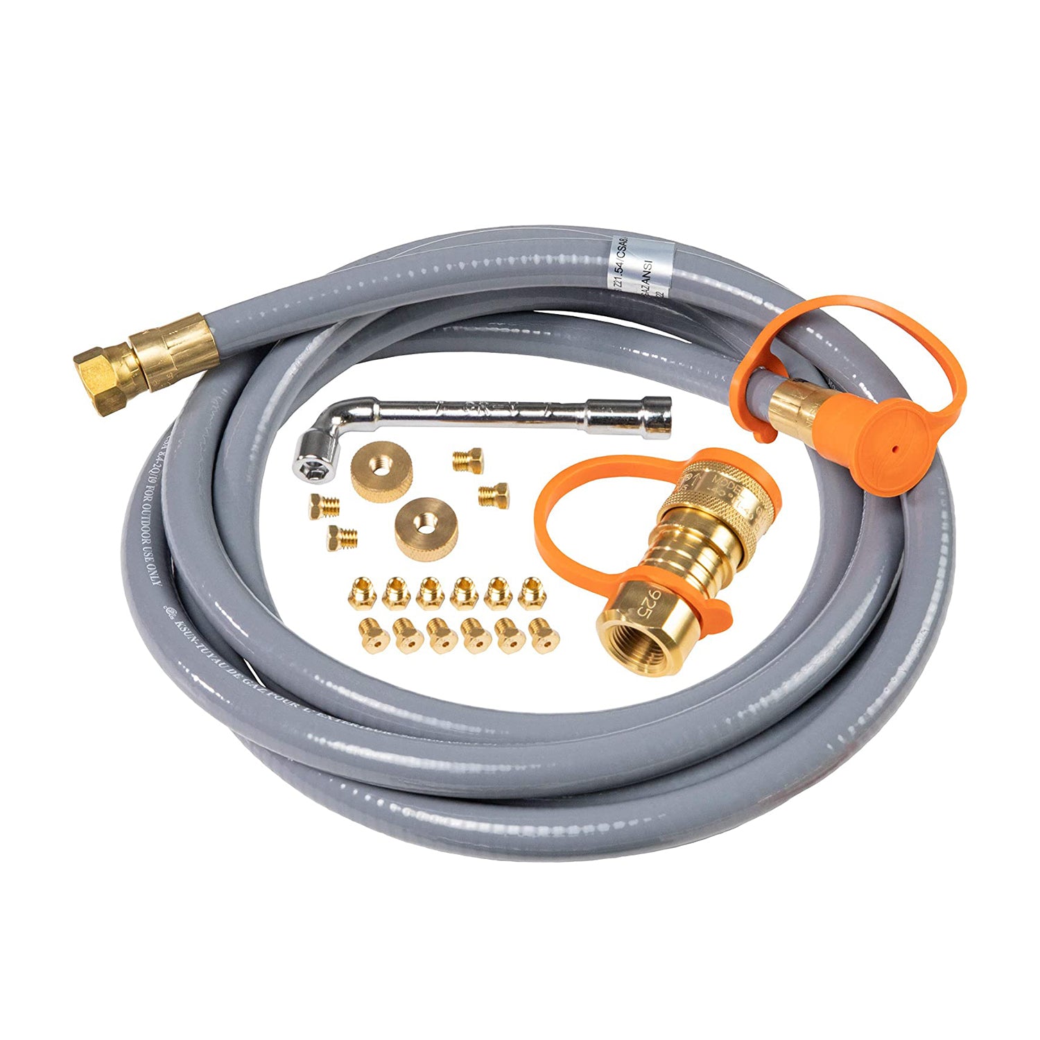 Blackstone Griddle Accessories Propane to Natural Gas Conversion Kit, 10ft Hose - VMInnovations