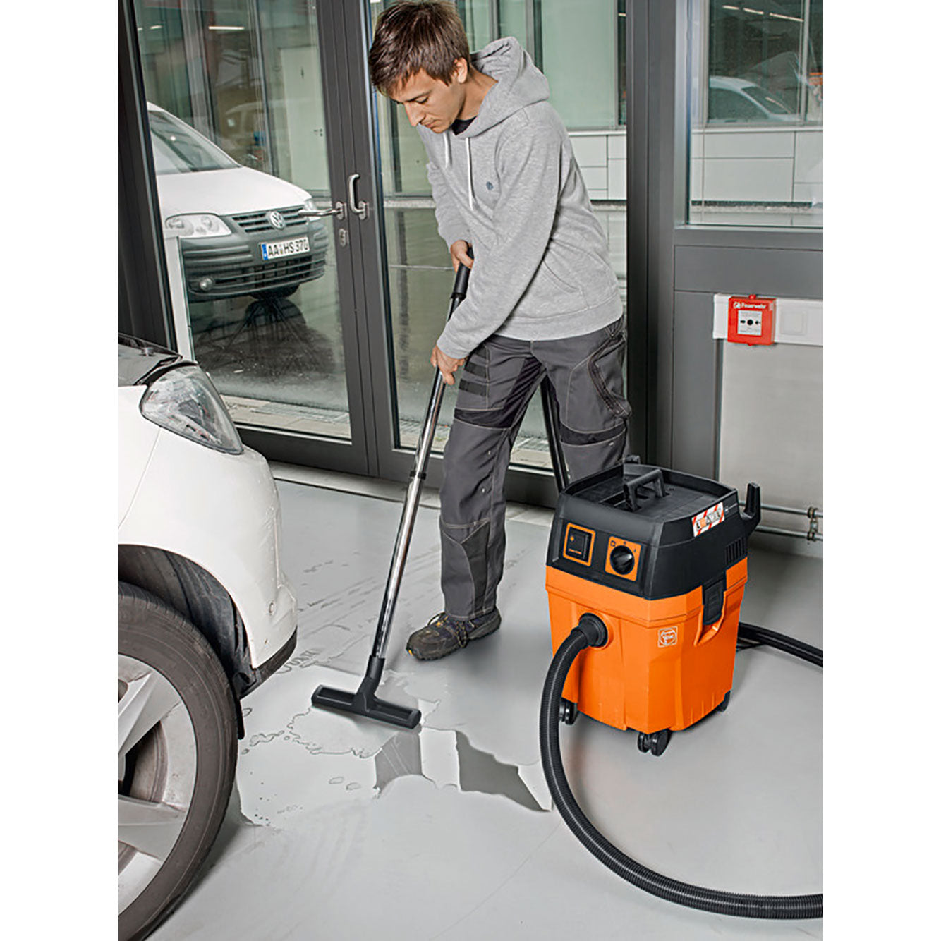 Fein Power Tools Turbo II HEPA Dust Extractor Wet Dry Shop Vacuum Set (Open Box)