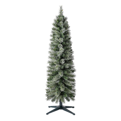 Home 5' Pencil Pine Prelit Artificial Christmas Tree 150 Color Lights(Open Box)
