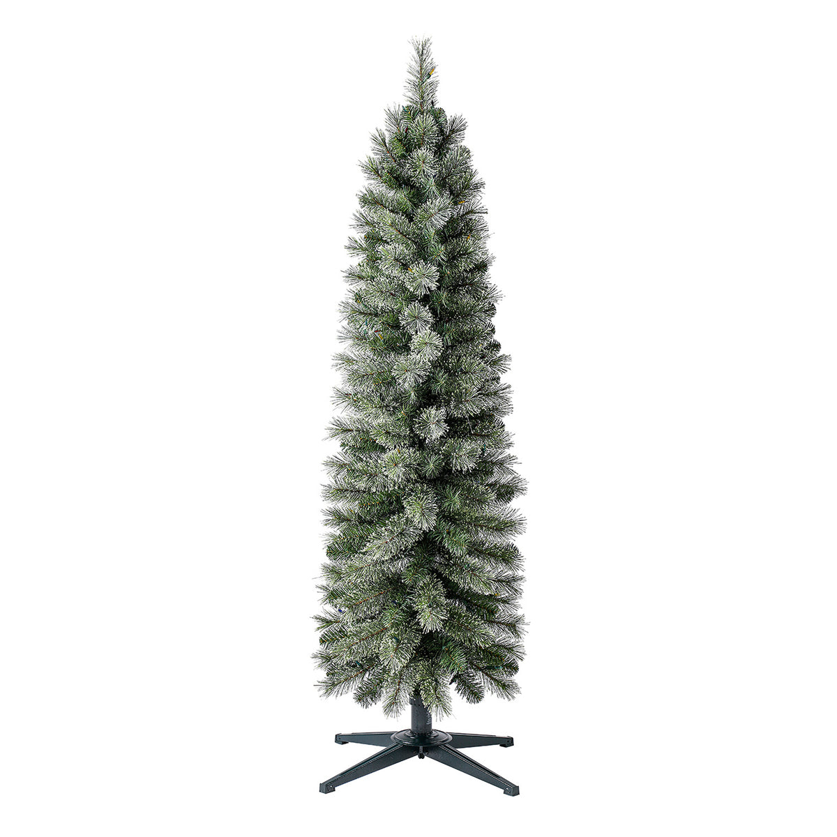 Home Heritage 5 Ft Stanley Cashmere Christmas Tree w/ Multi Lights (For Parts)