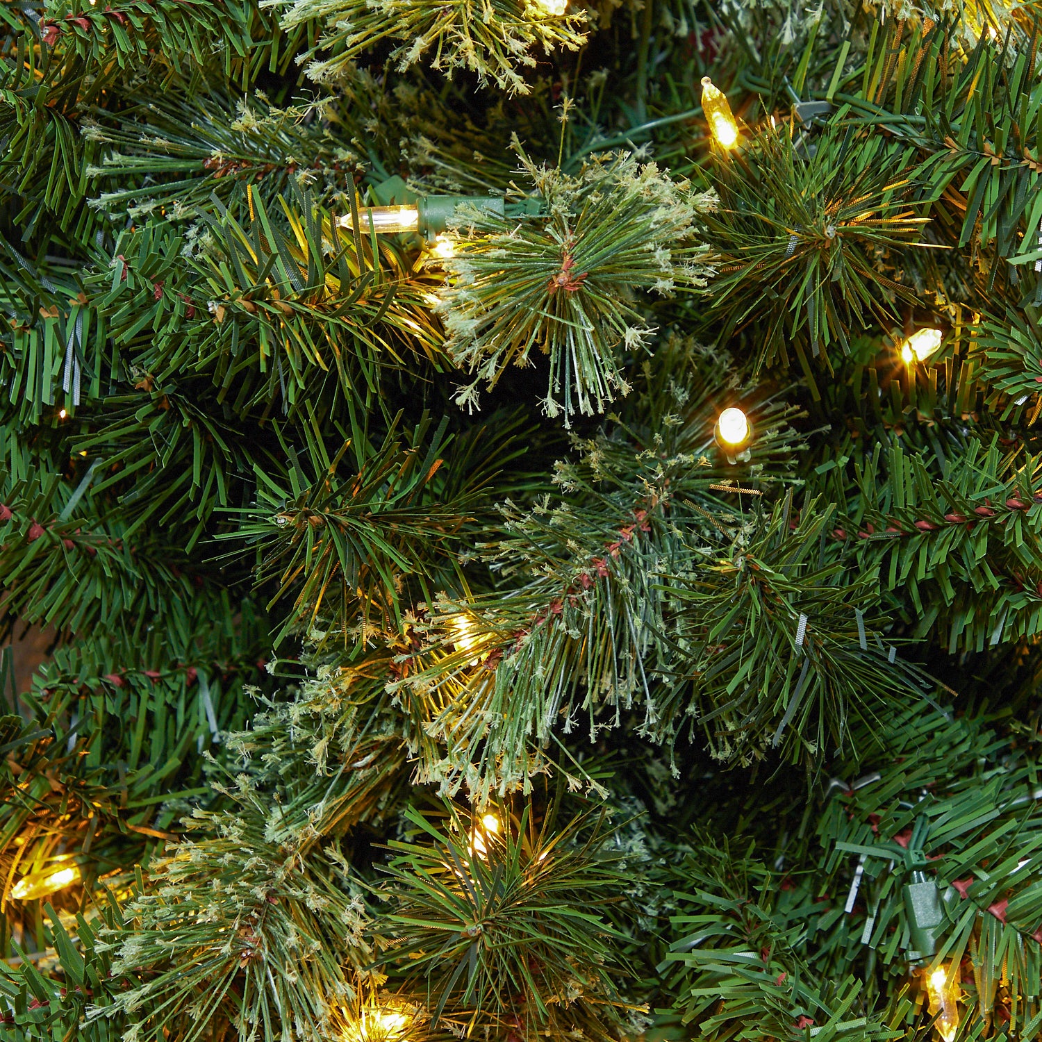 Home Heritage 7' Cascade Cashmere Quick Set Christmas Tree & Lights (Used) - VMInnovations
