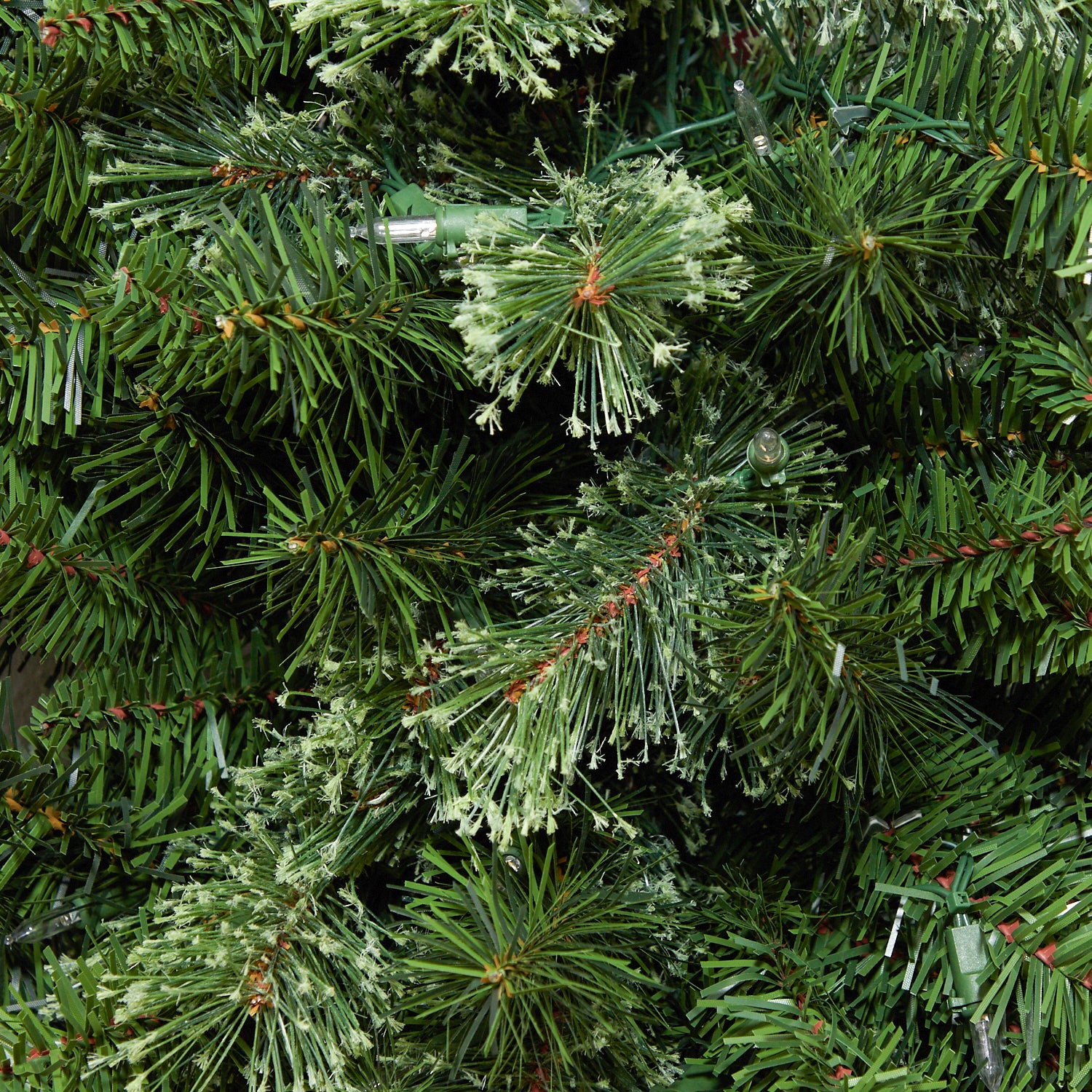 Home Heritage Cashmere 7 Ft Artificial Christmas Tree with LED Lights (Open Box) - VMInnovations