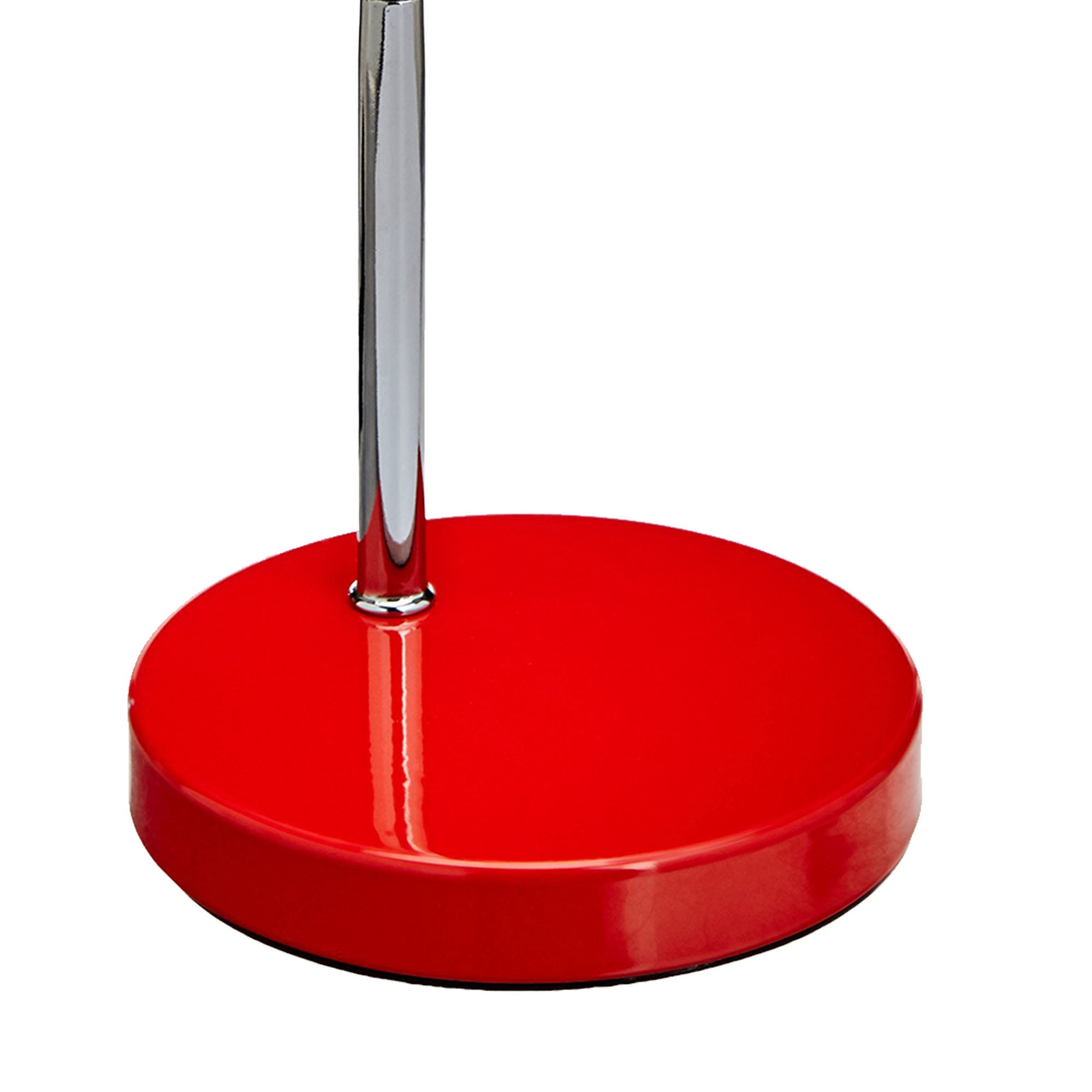 Globe Electric 15.75 x 5 x 52.4" LED Integrated Goose Neck Desk Lamp, Red (Used) - VMInnovations