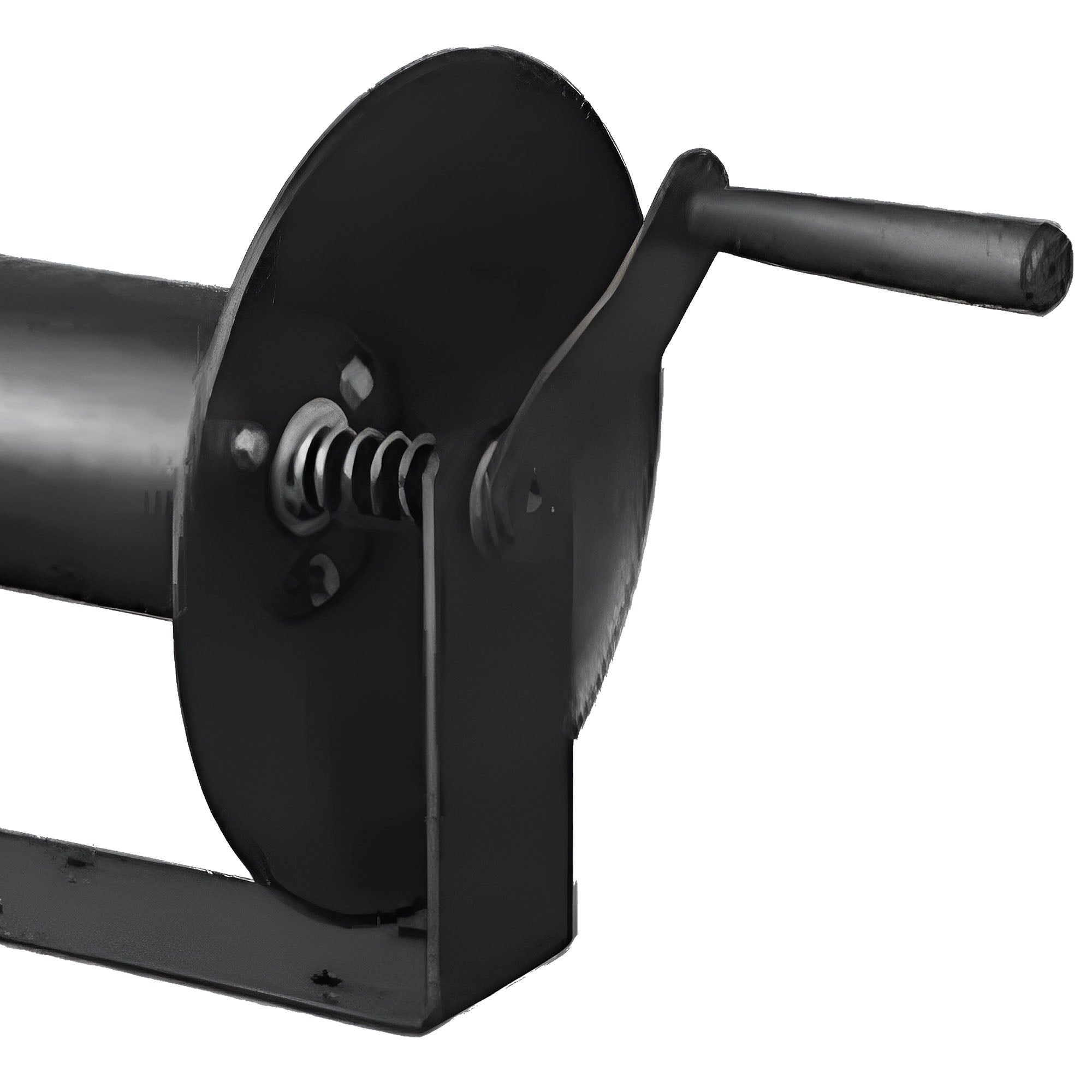 Master Mechanic 3/8" x 100' Steel Open Air Compressor Hose Storage Reel, Black - VMInnovations
