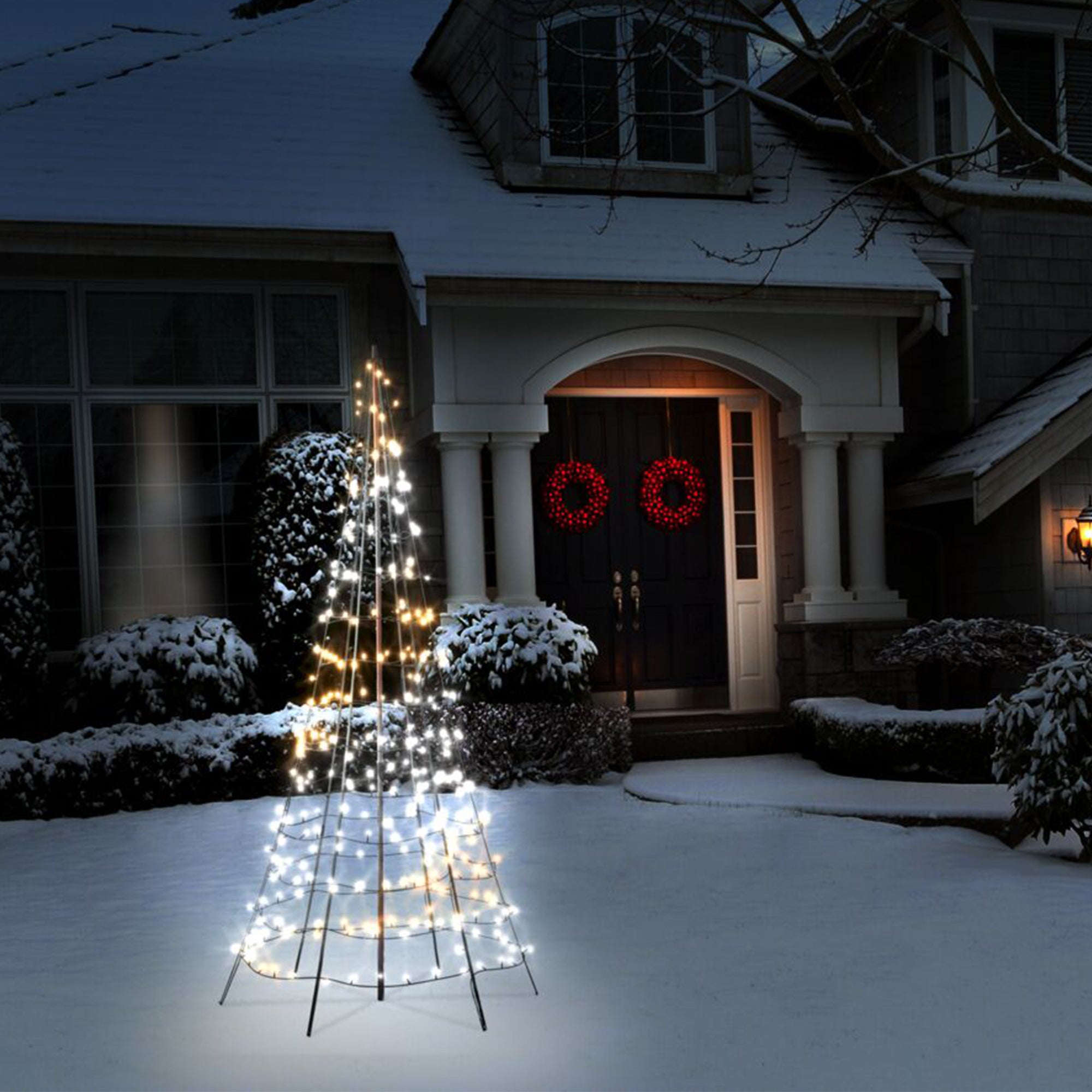 Twinkly Light Tree App-control Tree 450 RGB+W 9.8-Ft w/Pole(For Parts) - VMInnovations