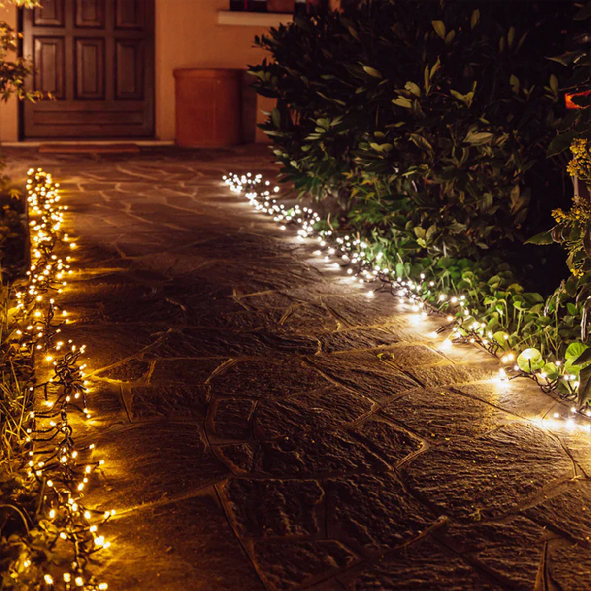 Twinkly Smart Decorations 250 LED Amber/White App Control String Lights (2 Pack)