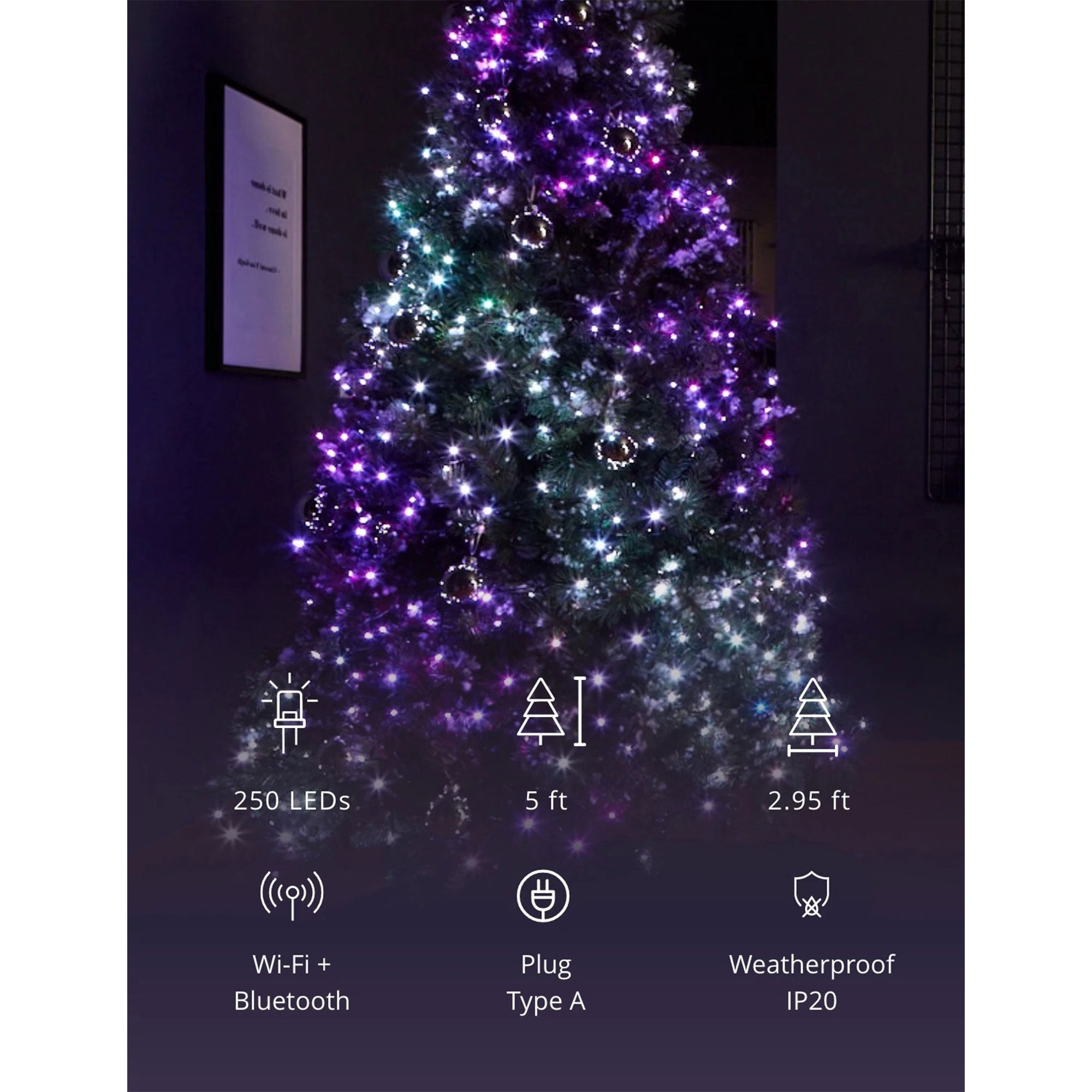 Twinkly Pre-Lit Tree App-control 5' Artificial Christmas Tree (Open Box) - VMInnovations