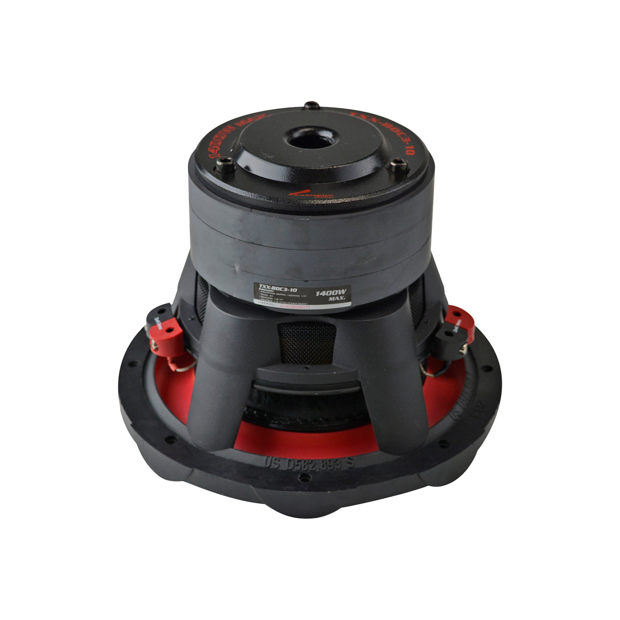 Audiopipe 10 Inch 1400W Car Audio DVC Dual 4 Ohm High Power Subwoofer (Open Box)